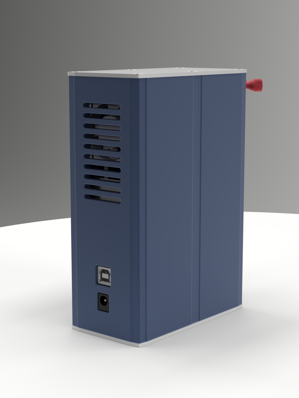 Alltesta Mini Syringe Pump - Back View